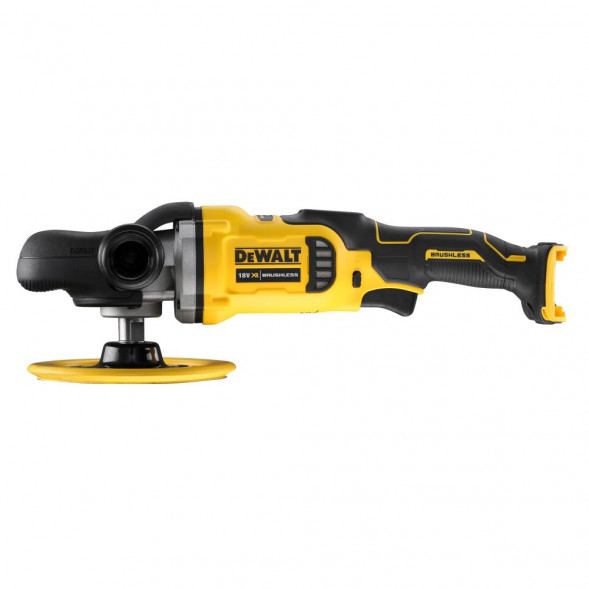  Полировальная машина аккумуляторная DEWALT DCM849P2, 18 В, 2200 об/мин, с 2 АКБ 5 Ач и ЗУ, в сумке (DCM849P2-QW)