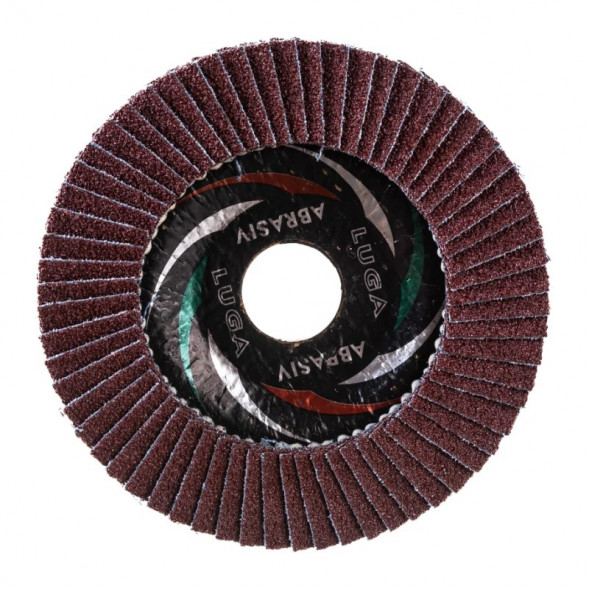 Диск лепестковый по металлу Луга Р60 115х22 мм