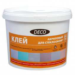 Клей акриловый для стеклообоев и стеклохолста Deco, ведро 10 кг 