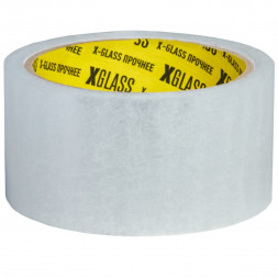 Скотч Xglass 05105 прозрачный, 40 мкм, 50 мм 180 м