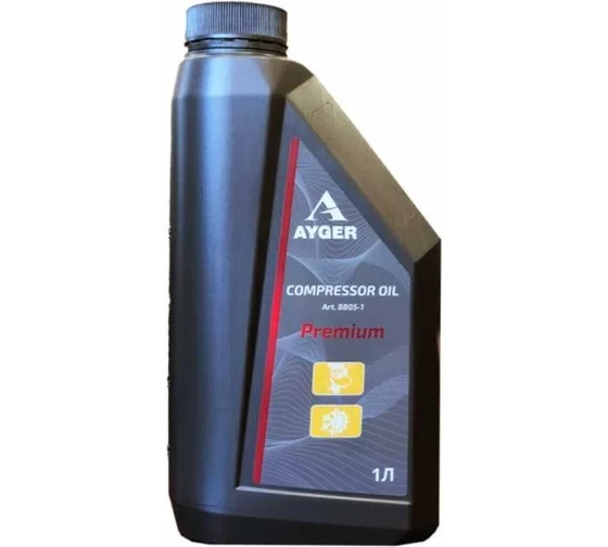 Компрессорное минеральное масло AYGER, 1 л 