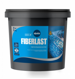 Гидроизоляционная мастика Kesto Fiberlast, 3 кг.