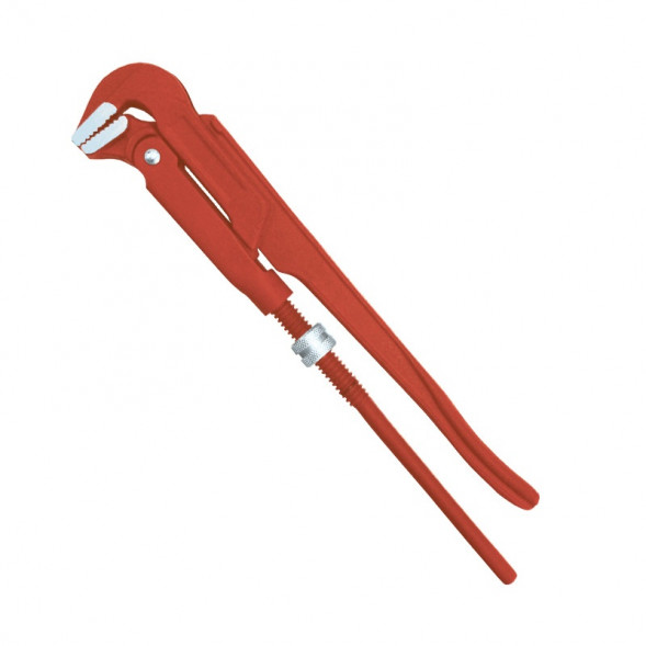 Ключ трубный Biber 90052 Профи CrV, 90 градусов 1,5&amp;quot;