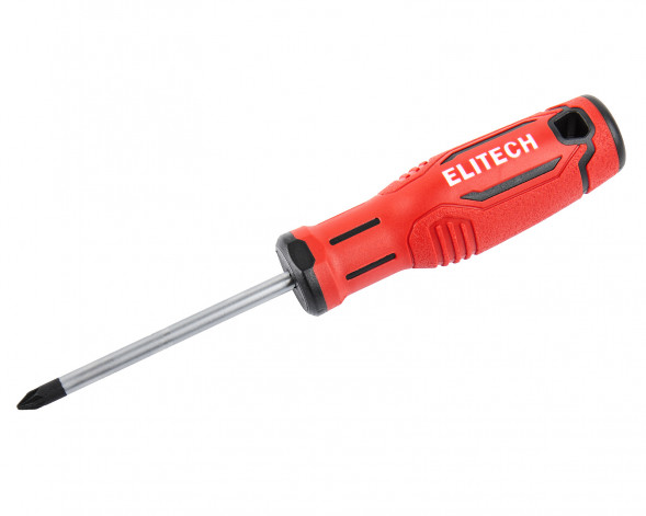 Отвертка PZ1X75мм Elitech 211302