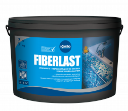 Гидроизоляционная мастика Kesto Fiberlast, 7 кг