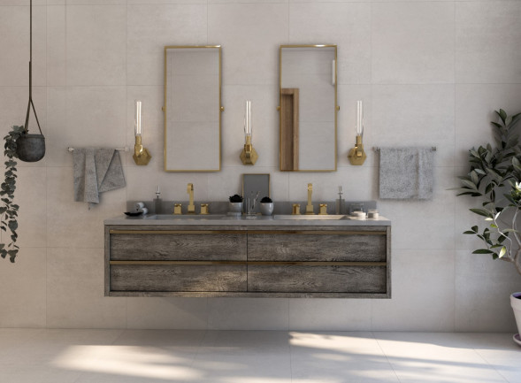 Керамогранит Concrete светло-серый 60x60 см