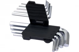 Набор инбусовых коротких ключей Biber 90503 CrV, 1.5-10 мм 9 шт.