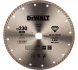 Диск алмазный отрезной для УШМ DEWALT DT3732, Turbo, (230 x 22.2 мм) 
