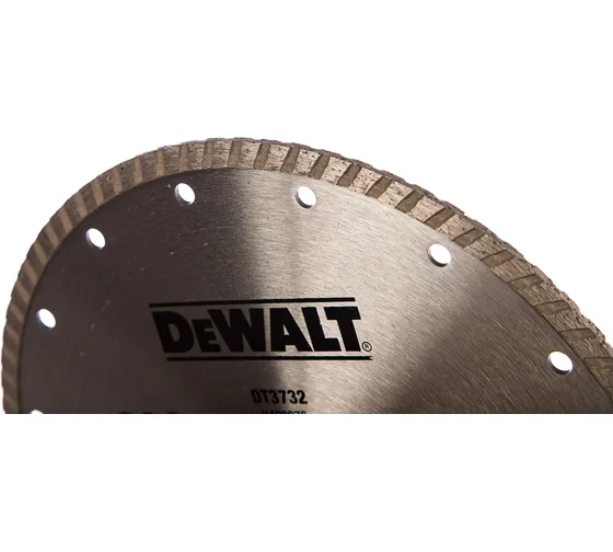 Диск алмазный отрезной для УШМ DEWALT DT3732, Turbo, (230 x 22.2 мм) 
