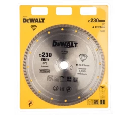 Диск алмазный отрезной для УШМ DEWALT DT3732, Turbo, (230 x 22.2 мм) 