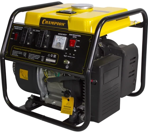 Генератор Champion IGG3200 (3,2/3,5кВт, 7лс, 5,7л, 26кг)