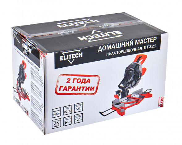 Торцовочная пила Elitech ДМ ПТ 321 (E2007.006.00) 