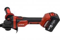 Шлифмашина угловая аккумуляторная Elitech МШУ 2012БЛ (E2213.046.01) 