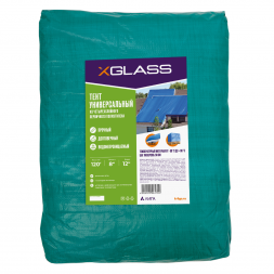 Тент полиэтиленовый Xglass 120, 8х12 м, 120 гр/м2
