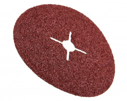 Круг фибровый шлифовальный для УШМ, P24, 115x22мм, 5шт Elitech 1820.166900