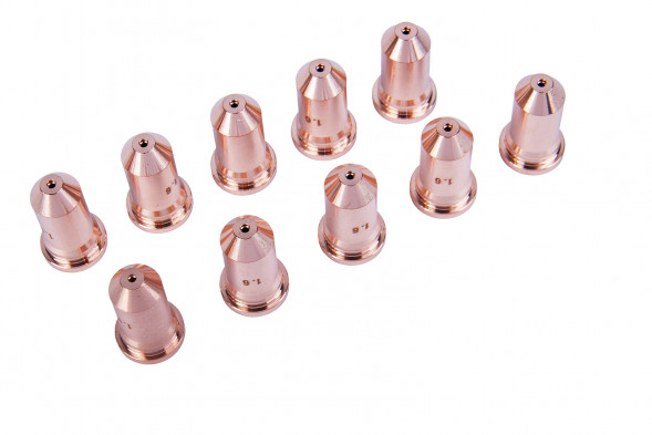 Сопло для плазменной горелки ф1.6 мм, IPT 100, пакет, 10 шт Elitech 0606.020700