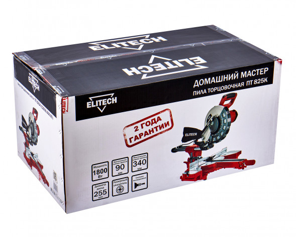 Торцовочная пила Elitech ДМ ПТ 825К (E2006.006.00) 