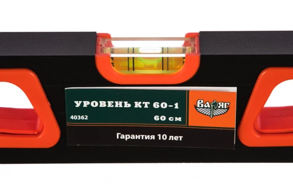 Уровень Варяг 40362 КТ 60-1 усиленный, 3 глазка, 600 мм