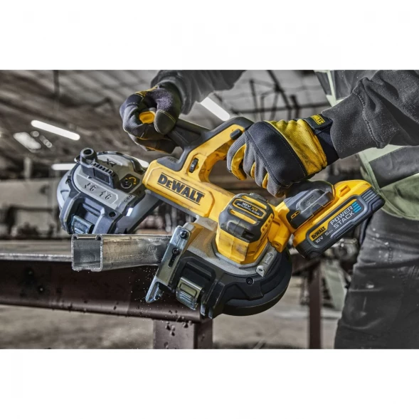  Ленточная пила ручная аккумуляторная DEWALT DCS378N, 18 В, 174 м/мин, без АКБ и ЗУ (DCS378N-XJ)