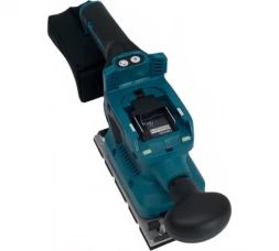  Шлифмашина вибрационная аккумуляторная  Makita LXT, BL, 18В, XPT, AWS, 93x228 мм, 4000-12000 об\м, ампл-2.0 мм, 1.5кг, кор,п\сборник, зажим, WUT01, без аккум. и з/у DBO381ZU