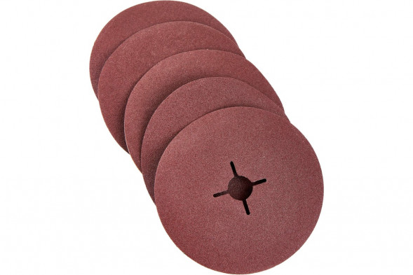 Круг фибровый шлифовальный для УШМ, P40, 115x22мм, 5шт Elitech 1820.167000 