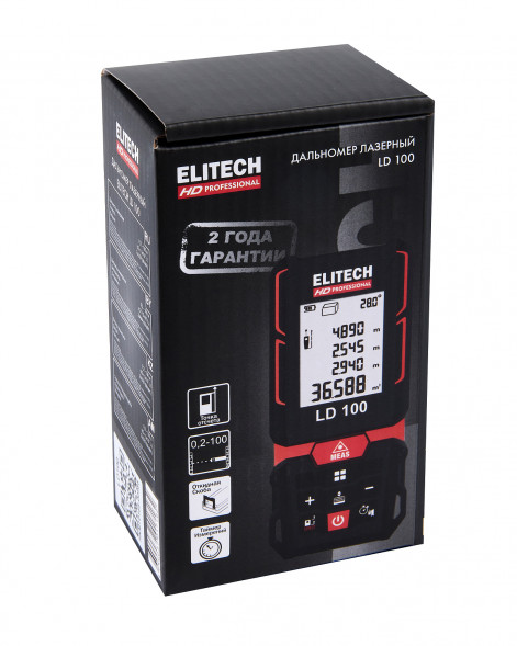 Дальномер Elitech HD LD 100 
