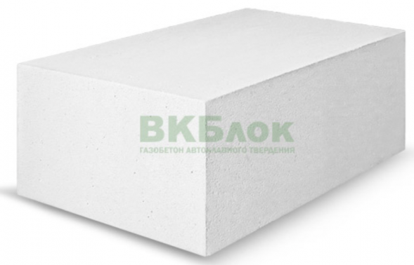 Блок из газобетона ВКБлок, 625x375x250, D500