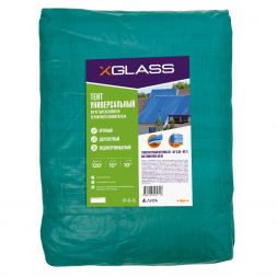 Тент полиэтиленовый Xglass 120, 10х12 м, 120 гр/м2