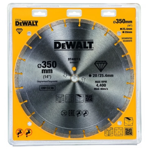 Диск алмазный DEWALT DT40213 350х25.4мм DT40213