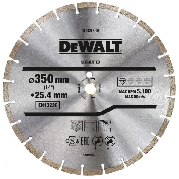 Диск алмазный DEWALT DT40213 350х25.4мм DT40213