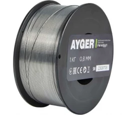 Проволока сварочная самозащитная порошковая AYGER FWW0,8/1, 0.8 мм, 1 кг 