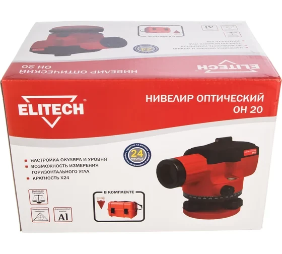 Нивелир оптический Elitech ОН 20