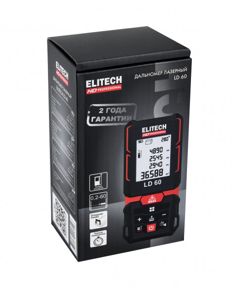 Дальномер Elitech HD LD 60