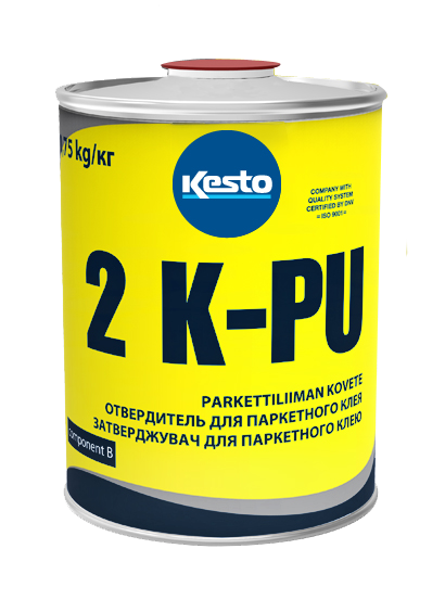 Клей и отвердитель для полиуретанового 2-х компонентного клея для паркета Kesto 2 k-pu