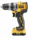Дрель-шуруповерт Dewalt DCD703L2T-QW, 12В XR с набором из 4-х насадок 