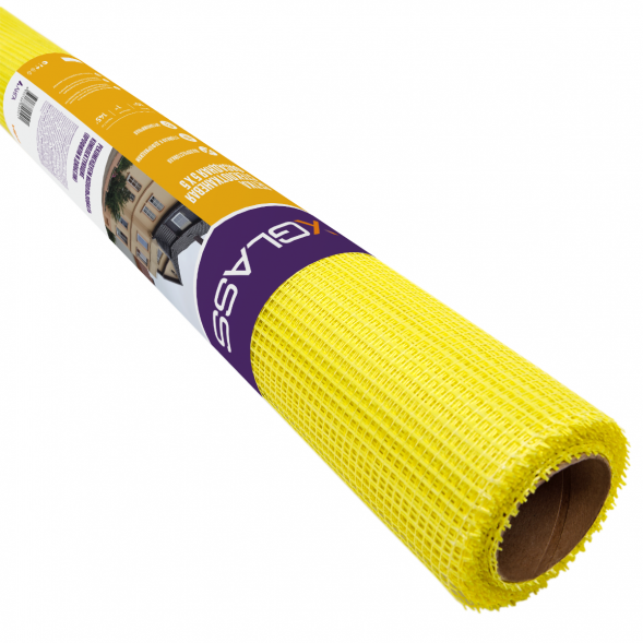 Сетка фасадная XGLASS 5х5 мм, 1х50 м, 145 гр/м2, (45 м)