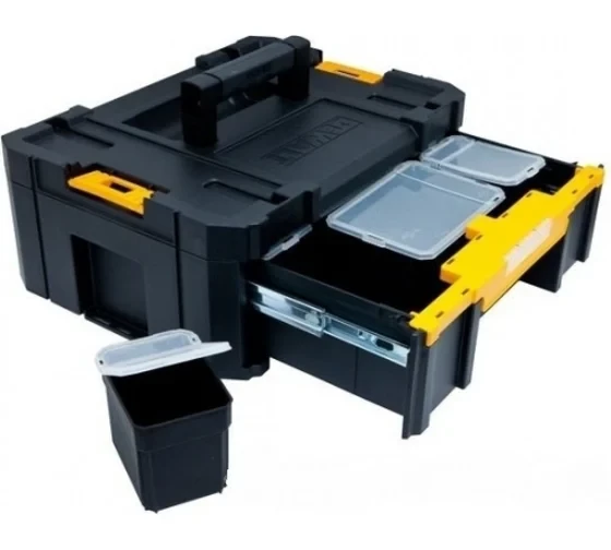 Ящик-органайзер DEWALT TSTAK DWST1-70705, выдвижной, 6 отделений, 9.5 л