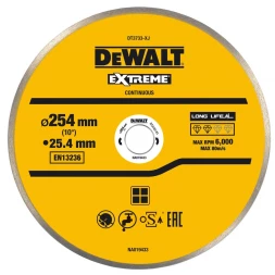 Диск алмазный отрезной DEWALT DT3733, по плитке, 254х25.4х1.6 мм 