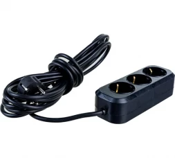 Удлинитель бытовой АYGER ПВС 3x0,75 ГОСТ 3500Вт 3 гнезда 7м