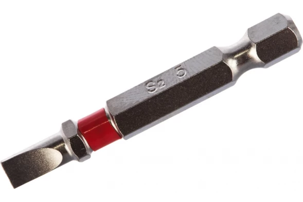  Биты (2 шт; SL5; 50 мм; S2; 54-58 HRC) Elitech 1820.071700