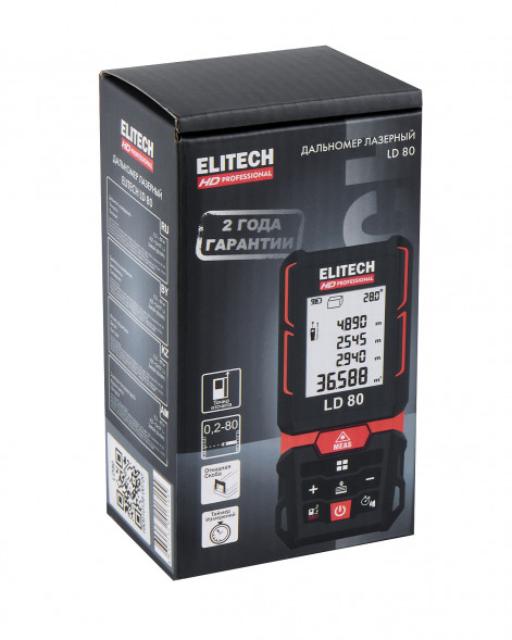 Дальномер Elitech HD LD 80