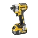  Шуруповерт аккумуляторный DEWALT DCF887P2, 18 В, 205 Нм, 3800 уд/мин, с 2 АКБ 5 Ач и ЗУ, в кейсе (DCF887P2-QW)