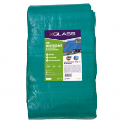 Тент полиэтиленовый Xglass 120, 15х15 м, 120 гр/м2