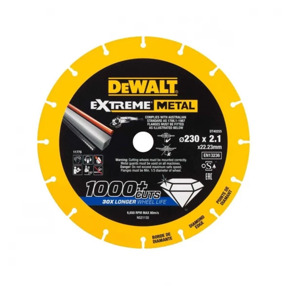 Диск алмазный DEWALT DT40255 230х22.23мм
