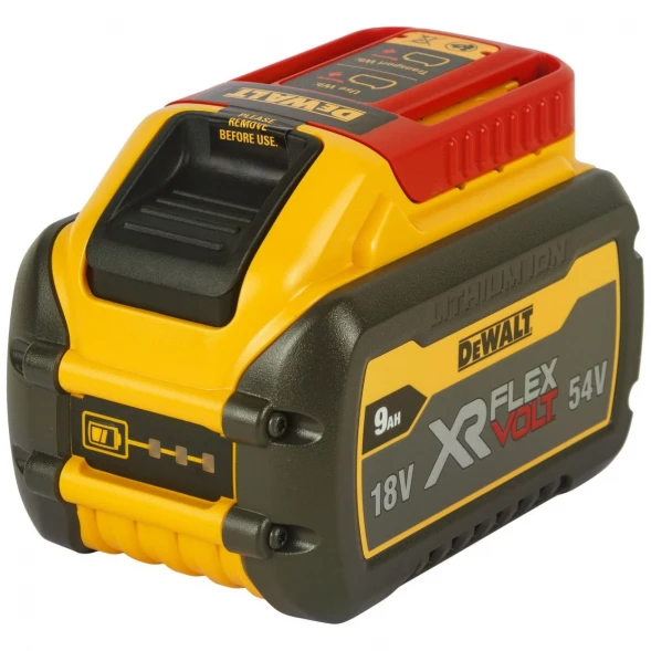 Аккумулятор DEWALT FLEXVOLT DCB547, Li-Ion, 18/54 В, 9/3 Ач 