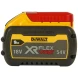 Аккумулятор DEWALT FLEXVOLT DCB547, Li-Ion, 18/54 В, 9/3 Ач 