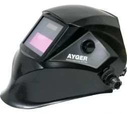 Маска сварочная Хамелеон 90x35 мм AYGER-Ф4, DIN 9-13, внешняя регулировка 