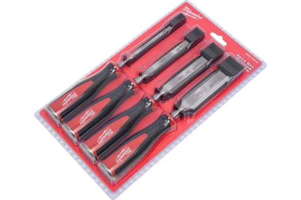 Набор плоских стамесок Milwaukee 4 ед. 