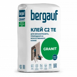 Клей для керамогранита Bergauf Granit, 25 кг
