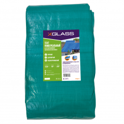 Тент полиэтиленовый Xglass 120, 15х20 м, 120 гр/м2